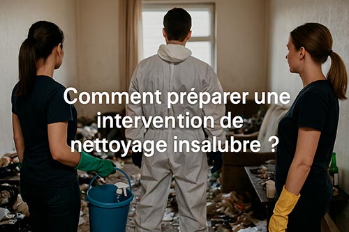 Comment préparer une intervention de nettoyage insalubre