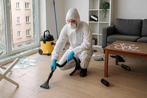 Nettoyage spécialisé après un cambriolage ou des actes de vandalisme à Paris